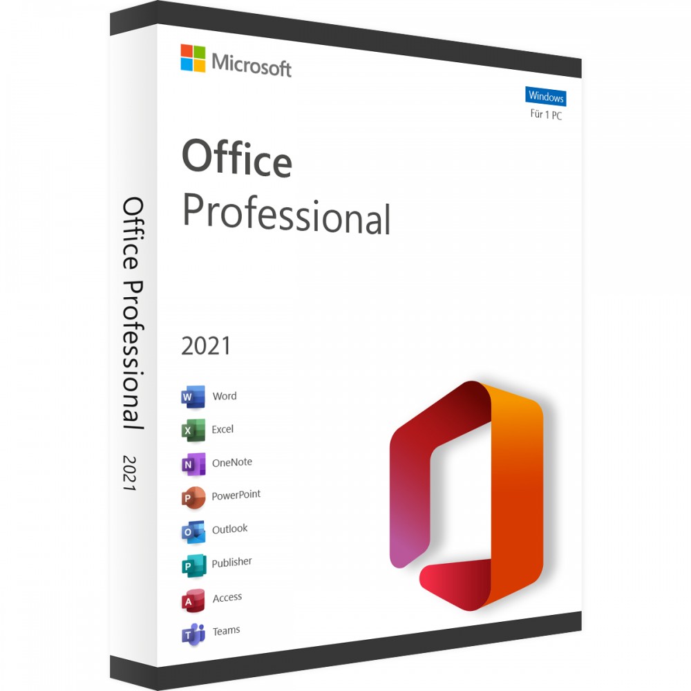 MICROSOFT OFFICE PROFESSIONAL PLUS 2021 – INSTANT DELIVERY – ORIGINAL NEW KEY CODE