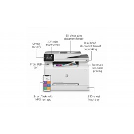 Buy HP Color LaserJet Pro MFP M283fdw Printer - Energy-Efficient Mono Laser Multifunction Printer