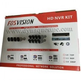 FosVision 4-Channel DVR With 4 AHD Camera Kit
