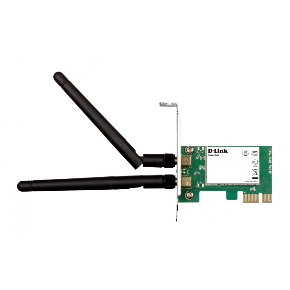 D-LINK DWA-548 WIRELESS N 300 PCI EXPRESS DESKTOP ADAPTOR