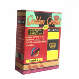 GOLDEN CROWN REFILL KIT UNIVERSAL INK BLACK