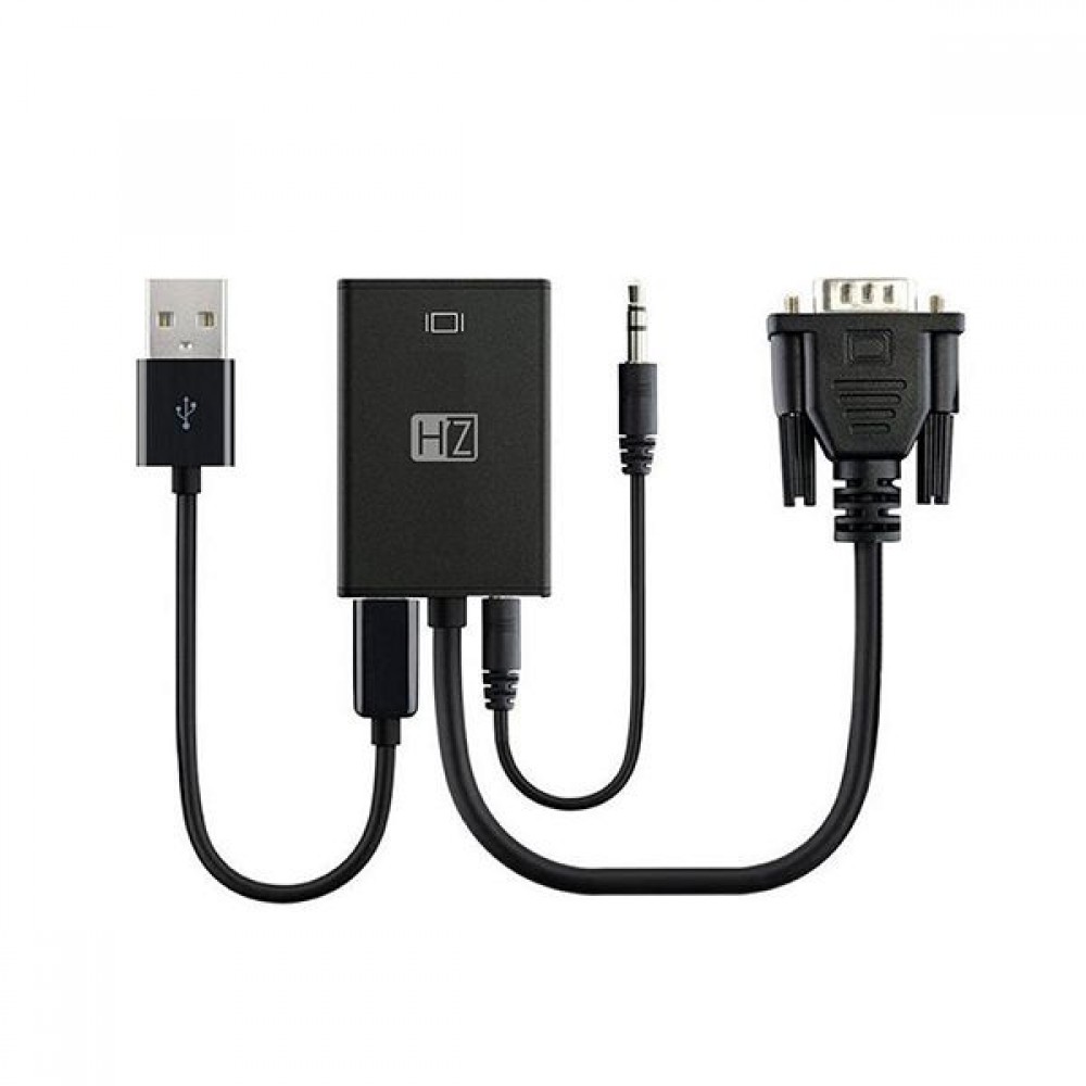 HEATZ ZT21 VGA TO HDTV ADAPTER WITH AUDIO