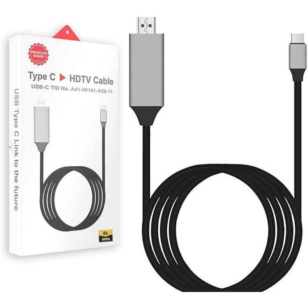 PREMIUM MAKER USB TYPE C TO HDTV CABLE 4K