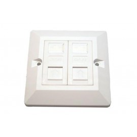 Cat6 Face Plate Double