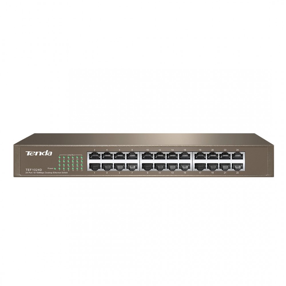TENDA TEF 1024D 24 PORT 10/100MBPS DESKTOP ETHERNET SWITCH