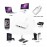 Generic USB 3.1 Type-C Multiport Adapter, With HDMI / USB 3.0 Hub / RJ45 Ethernet & Type-C