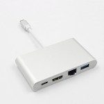 Generic USB 3.1 Type-C Multiport Adapter, With HDMI / USB 3.0 Hub / RJ45 Ethernet & Type-C