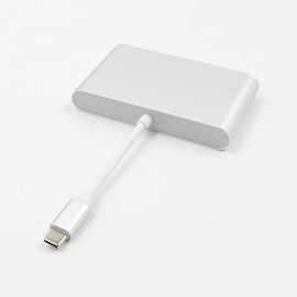 Generic USB 3.1 Type-C Multiport Adapter, With HDMI / USB 3.0 Hub / RJ45 Ethernet & Type-C