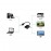 UniversalHDMI To VGA Adapter Cable 9.6 Inches In Length