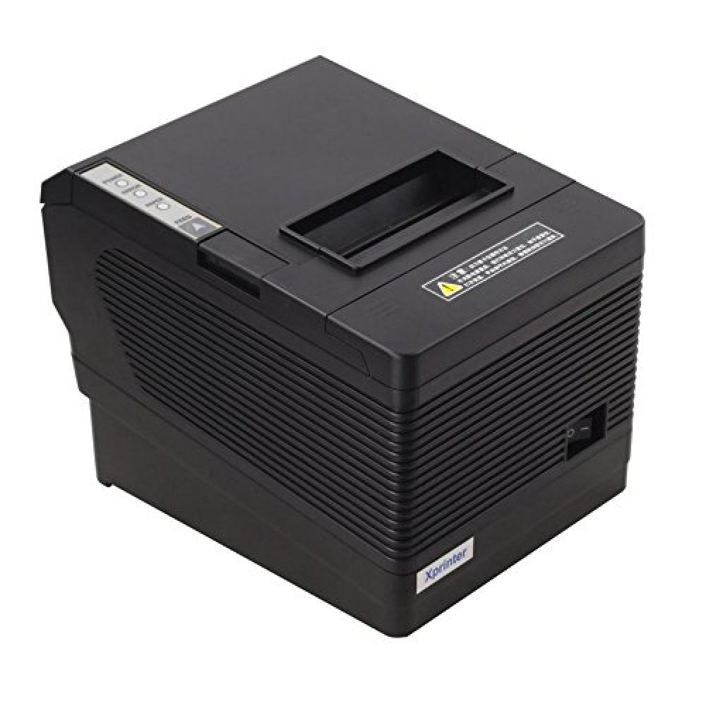  Xprinter XP-260III High Speed 80mm USB + LAN + RS232 Thermal Receipt Print With Auto Cutter for Windows/Linux/Android - Black