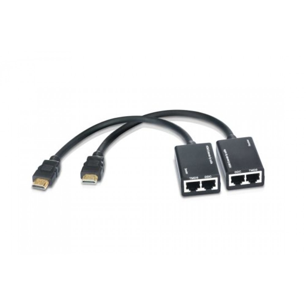 	HDMI EXTENDER BY CAT-5E / 6 CABLE 30M